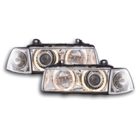 Phares angel eyes BMW 3er Limo type E36 92-98 chrome