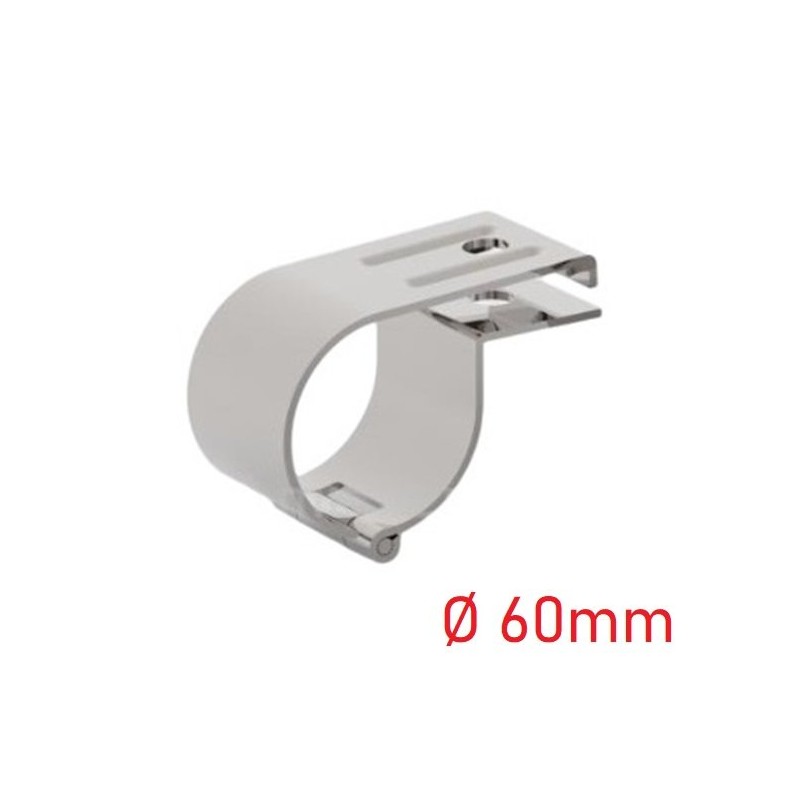 IX-LINE Abrazadera de montaje para faros de acero inoxidable de 60 mm de diámetro