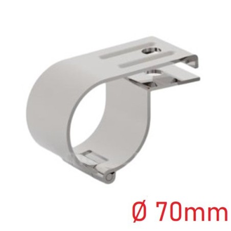 IX-LINE Abrazadera de montaje para faros de acero inoxidable de 70 mm de diámetro IX-LINE Abrazadera de montaje para faros de acero inoxidable de 70 mm de diámetro