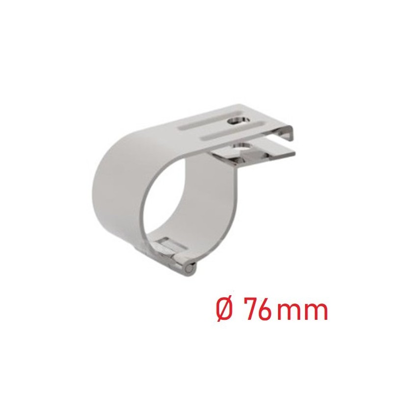 IX-LINE Abrazadera de montaje para faros de acero inoxidable de 76 mm de diámetro