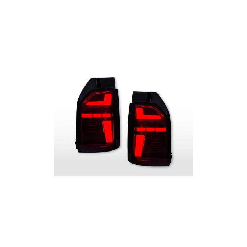 Jeu de feux arrière LED VW T6 Années 16-19 rouge/fumé