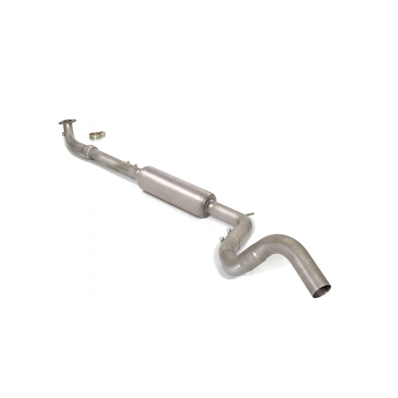 Flexible avec silencieux intermédiaire en inox  
 Ligne avec diamètre majoré 63