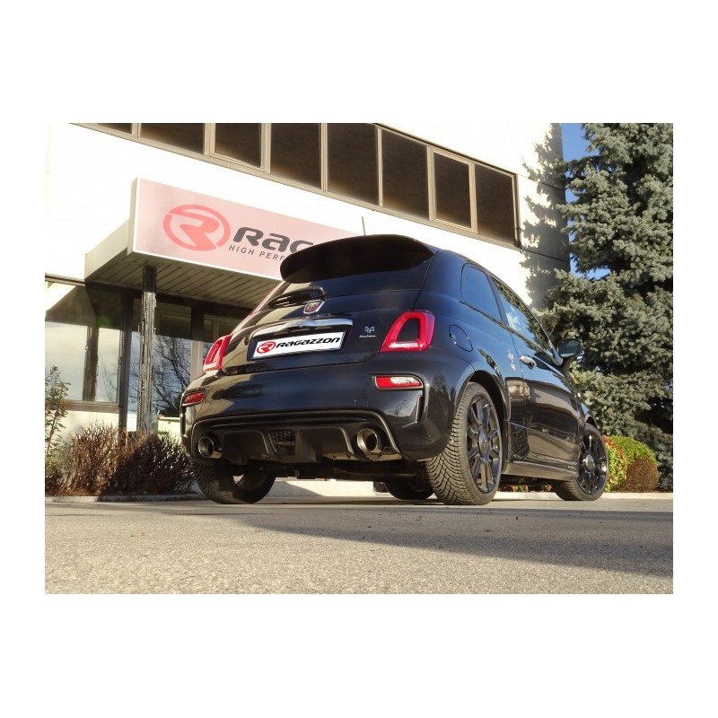 Flexible avec silencieux intermédiaire en inox  
 Ligne avec diamètre majoré 63