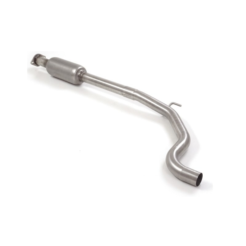 Silencieux intermédiaire en inox - Ligne avec diamètre majoré 60 mm Abarth  [Modèle] - [Cylindrée]