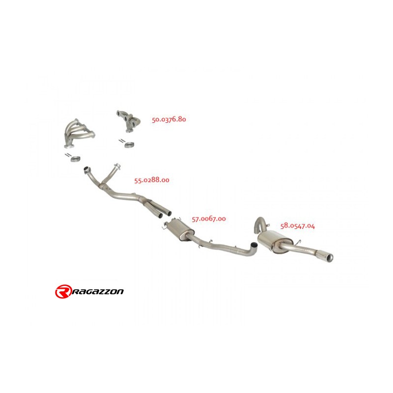 Tube remplacement cat groupe n en inox Alfa Romeo  [Modèle] - [Cylindrée]