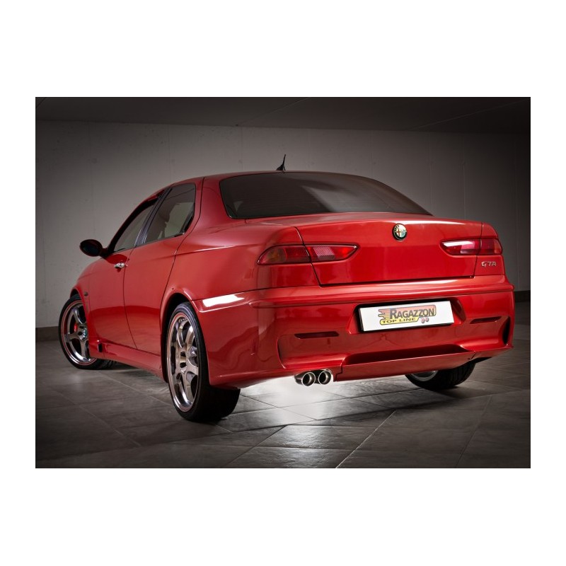 Tube intermédiaire groupe n sans silencieux en inox Alfa Romeo  [Modèle] - [Cylindrée]