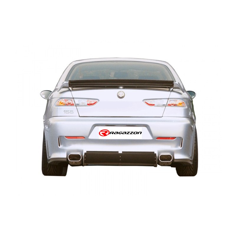 Silencieux arrière en inox avec 2 sorties rondes 70 mm Alfa Romeo  [Modèle] - [Cylindrée]