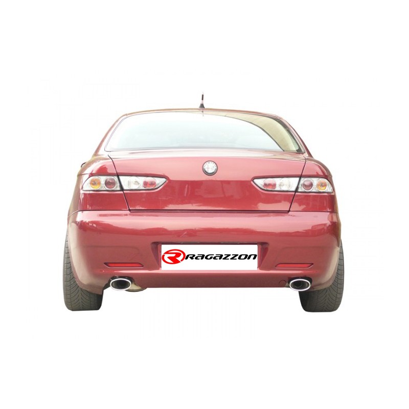 Tube remplacement cat groupe n + Tube intermédiaire groupe n sans silencieux en inox Alfa Romeo  [Modèle] - [Cylindrée]