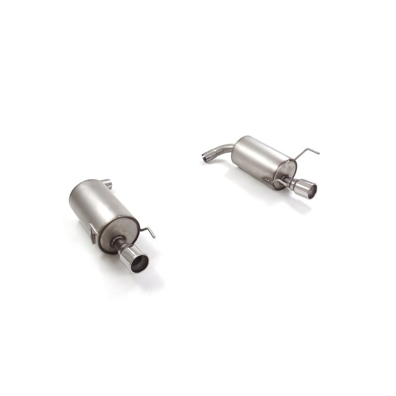 Silencieux arrière duplex en inox g/d avec 1 sortie ronde 90 mm Alfa Romeo  [Modèle] - [Cylindrée]