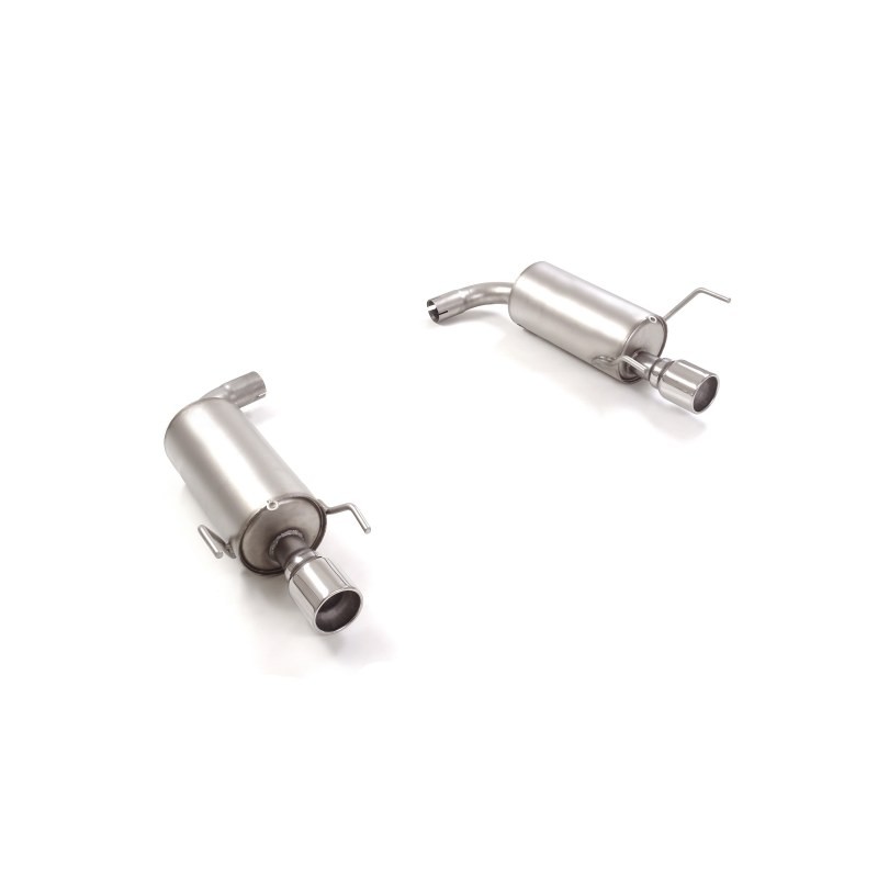 Silencieux arrière duplex en inox g/d avec 1 sortie ronde 90 mm Alfa Romeo  [Modèle] - [Cylindrée]