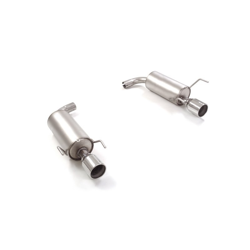 Silencieux arrière duplex en inox g/d avec 1 sortie ronde 102 mm Alfa Romeo  [Modèle] - [Cylindrée]