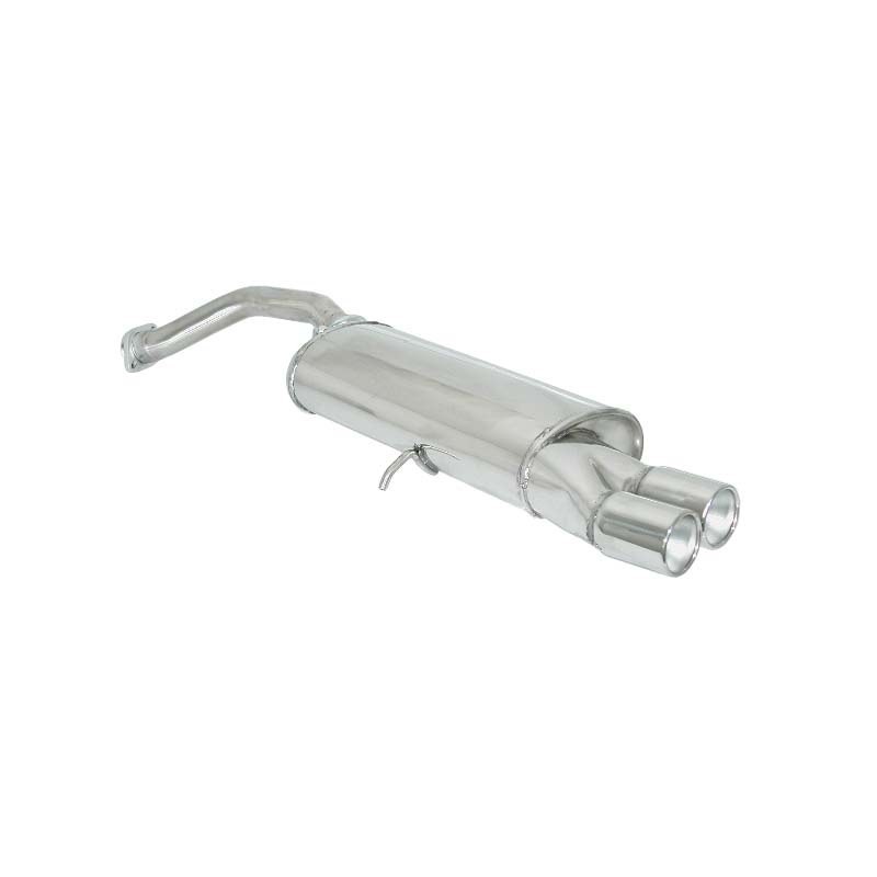 Silencieux arrière en inox avec 2 sorties rondes 80 mm Alfa Romeo  [Modèle] - [Cylindrée]