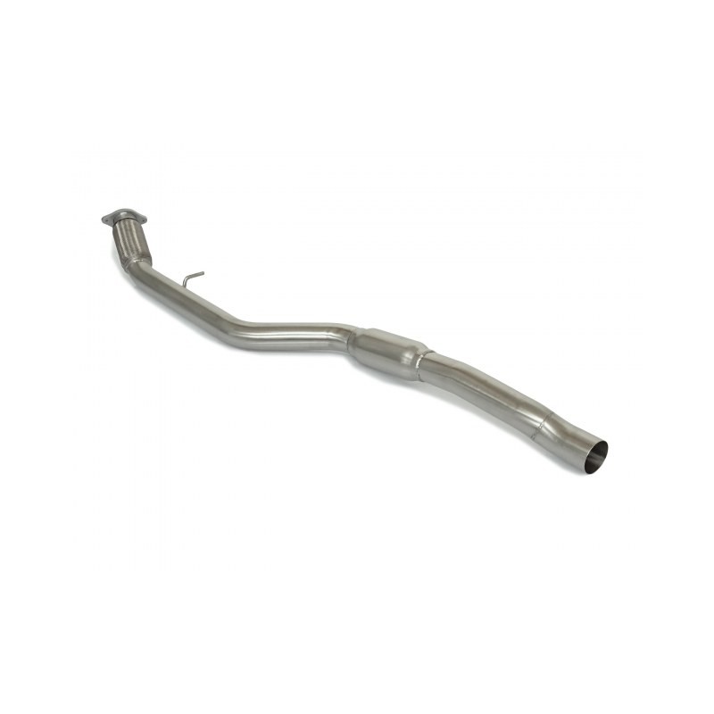 Flexible avec silencieux intermédiaire en inox  
 Ligne avec diamètre majoré 76 mm Alfa Romeo  [Modèle] - [Cylindrée]