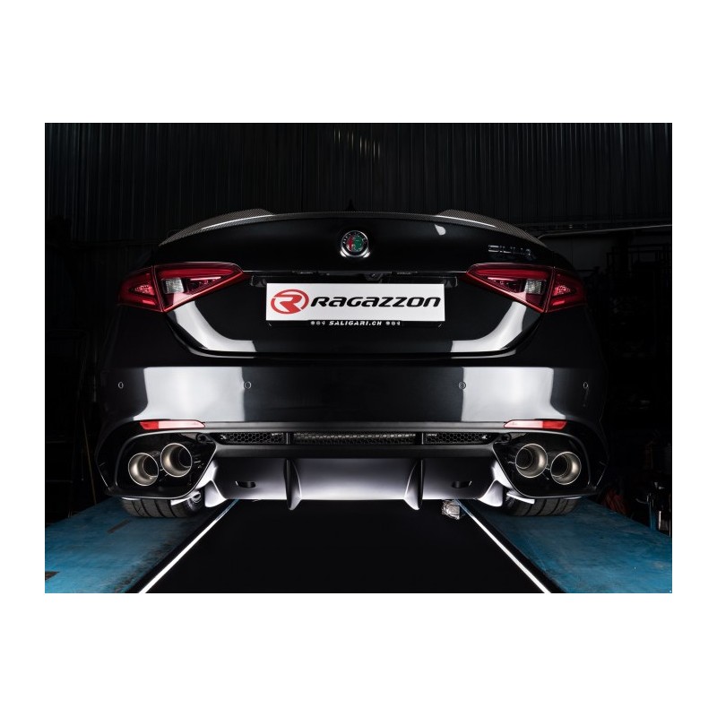 Silencieux intermédiaire en inox  
 Ligne avec diamètre majoré 76 mm Alfa Romeo  [Modèle] - [Cylindrée]