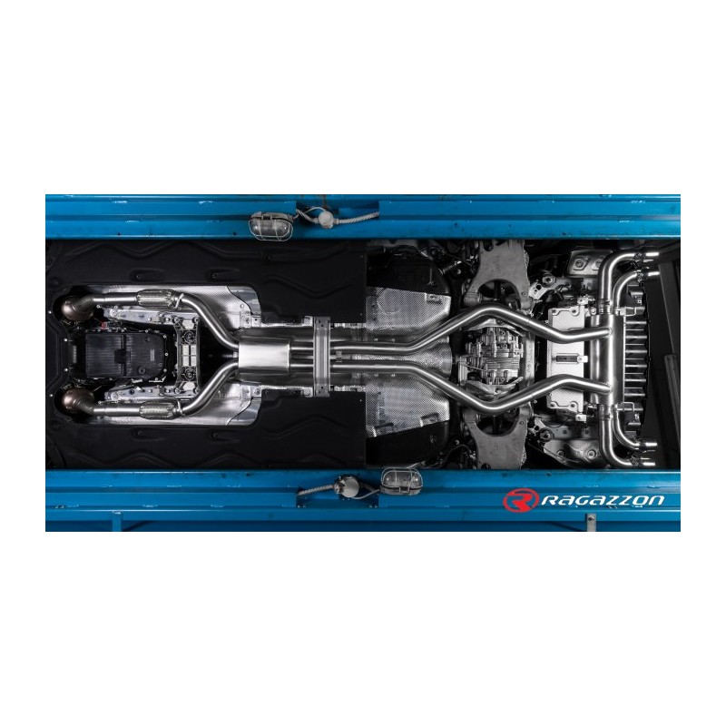 Tube intermédiaire groupe n sans silencieux en inox  
 Ligne avec diamètre majoré 76 mm Alfa Romeo  [Modèle] - [Cylindrée]