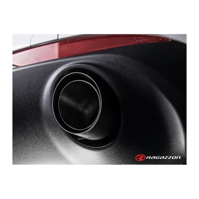 Flexible avec silencieux intermédiaire en inox  
 Ligne avec diamètre majoré 76 mm Alfa Romeo  [Modèle] - [Cylindrée]