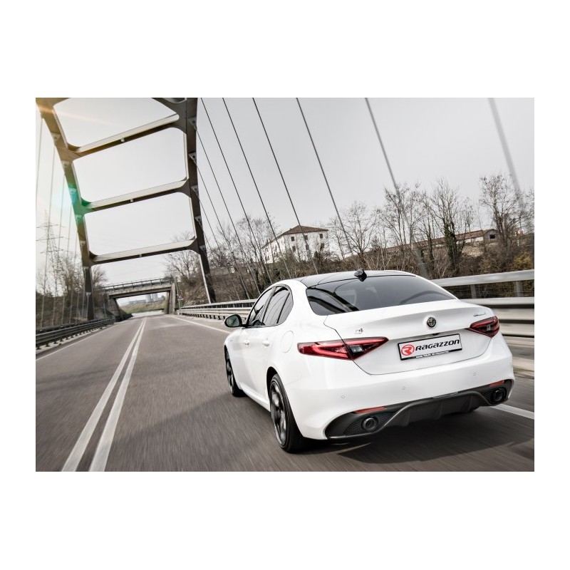 Tube intermédiaire en inox 
 Ligne avec diamètre majoré 70 mm Alfa Romeo  [Modèle] - [Cylindrée]