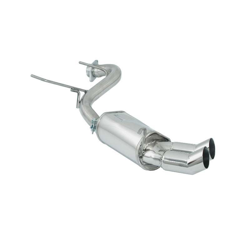 Silencieux arrière en inox avec 2 sorties Dtm 70 mm Alfa Romeo  [Modèle] - [Cylindrée]