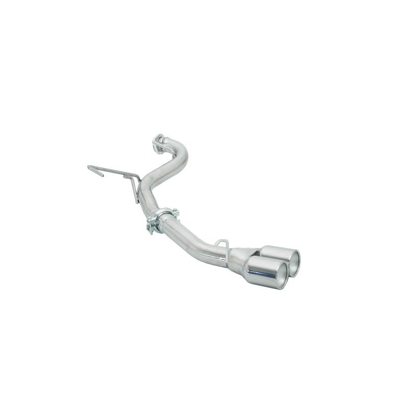 Tube arrière groupe n en inox avec 2 sorties rondes 70 mm Alfa Romeo  [Modèle] - [Cylindrée]