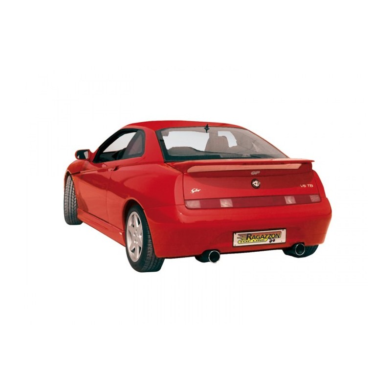 Silencieux arrière en inox avec 1 sortie ronde 102 mm Alfa Romeo  [Modèle] - [Cylindrée]