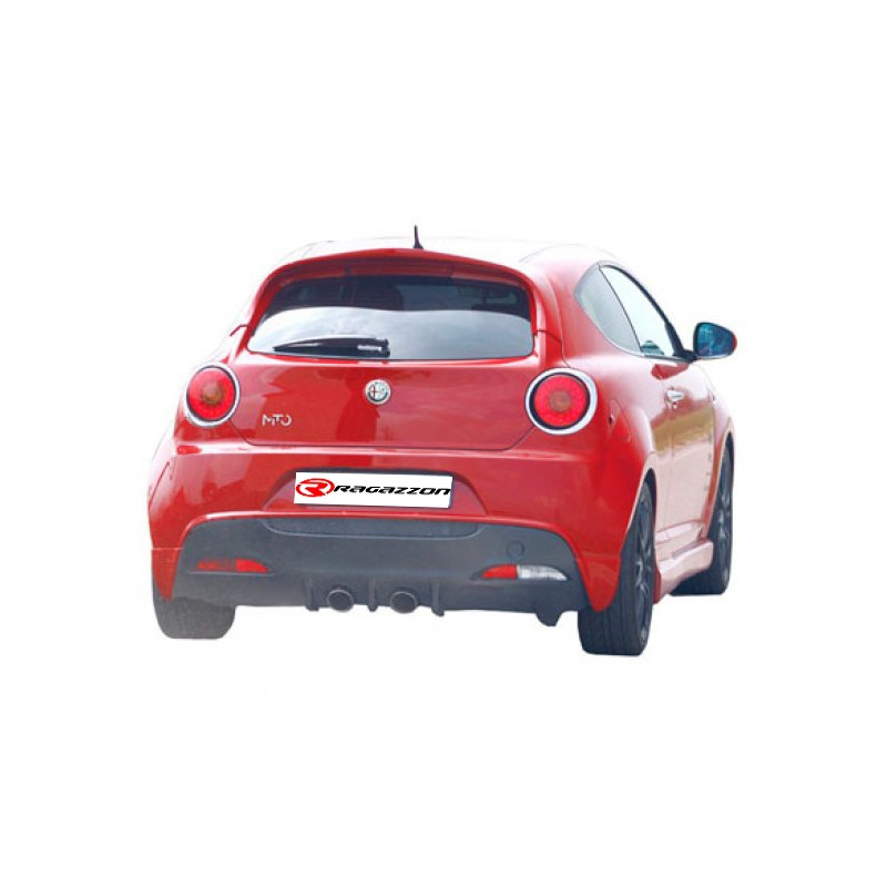 Tube antérieur en inox avec flexible - Ligne avec diamètre majoré 60 mm Alfa Romeo  [Modèle] - [Cylindrée]