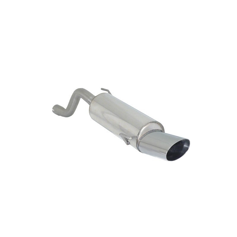 Silencieux arrière en inox avec 1 sortie ovale Sport Line 135x90 mm  Alfa Romeo  [Modèle] - [Cylindrée]