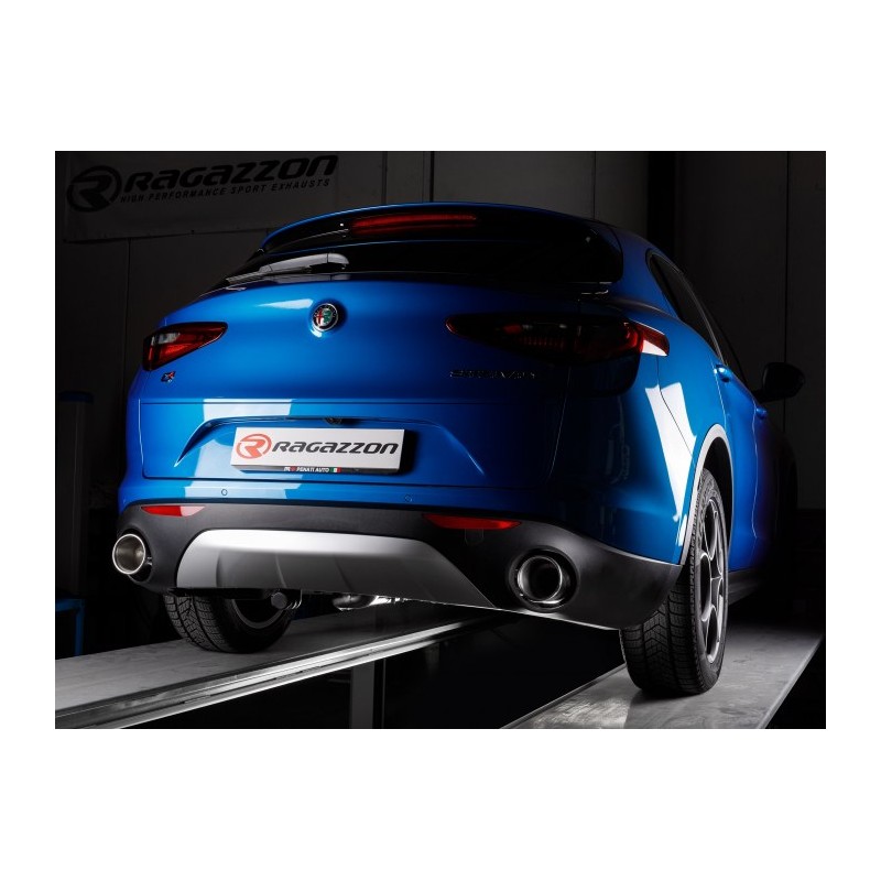 Sortie d'échappement ronde 2 / 129 mm
 Pour être installé comme un kit avec
 50.0771.40 Alfa Romeo  [Modèle] - [Cylindrée]