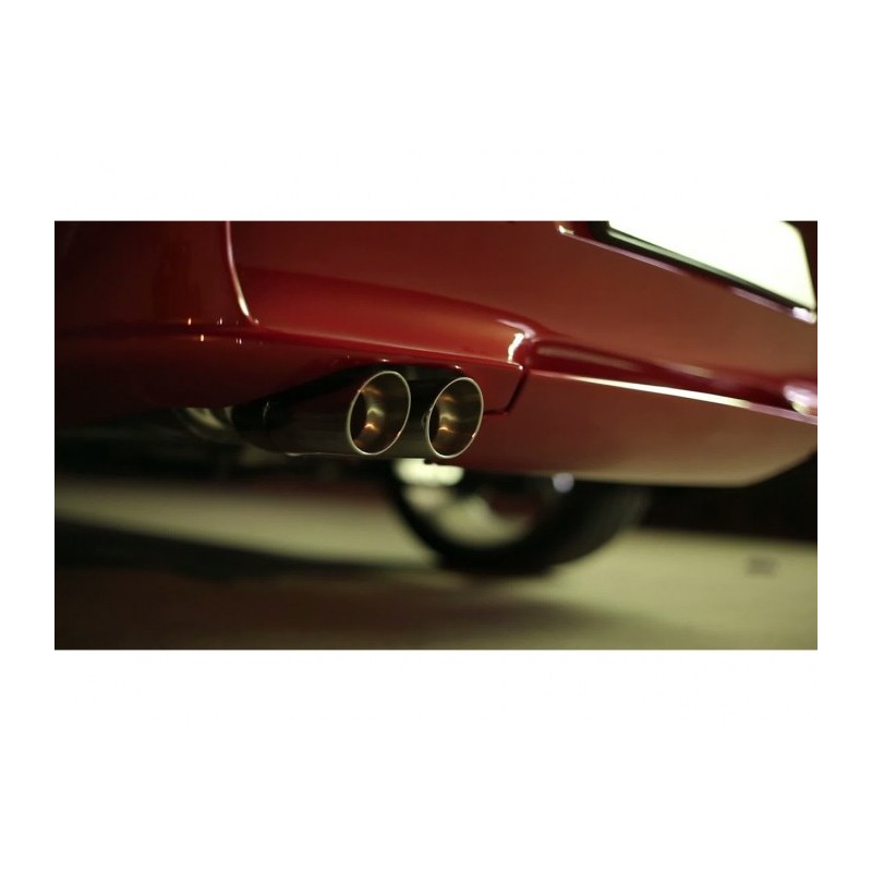 Silencieux intermédiaire en inox - Ligne avec diamètre majoré 70 mm - à installer avec 58.0674.56