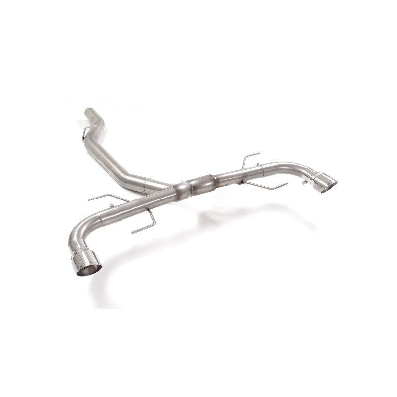 Tubes arrières duplex en inox g/d group n avec 1 sortie ronde Sport Line 90 mm
 Ligne avec diamètre majoré 76 mm