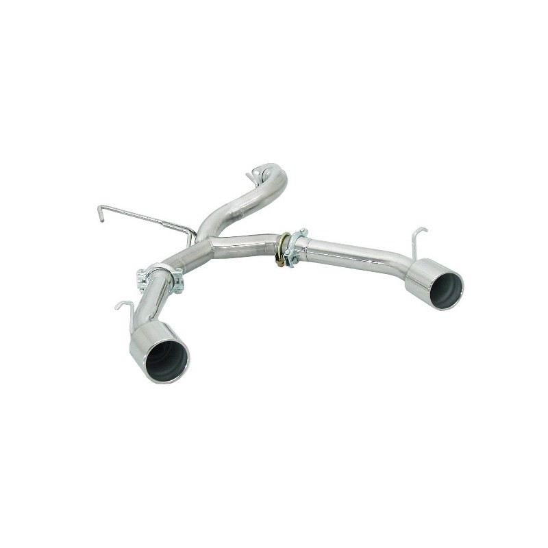 Tube arrière groupe n duplex en inox g/d avec 1 sorties ronde 102 mm - Modifier le pare-chocs d'origine Tube arrière groupe n duplex en inox g/d avec 1 sorties ronde 102 mm - Modifier le pare-chocs d'origine