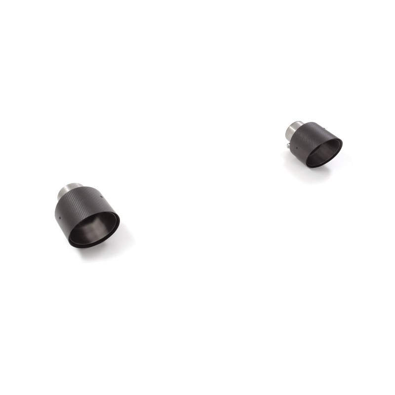 Sortie d'échappement ronde Carbon Shot 2 / 118 mm 
 Pour être installé comme un kit avec
 50.0748.40 / 50.0772.40 / 50.0793.40