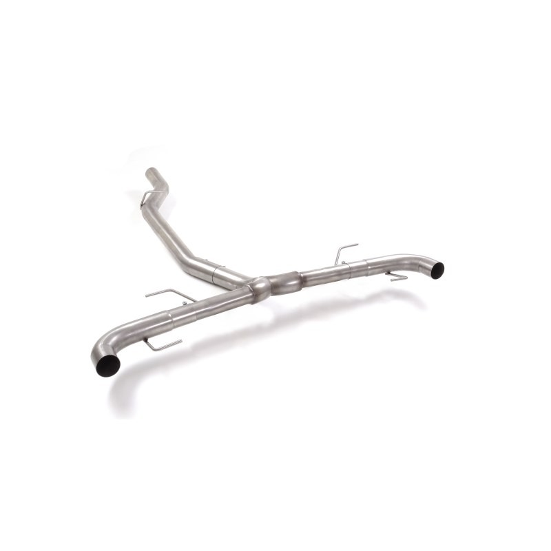 Tubes arrières duplex en inox pour sortie esthétiques originaux
 Ligne avec diamètre majoré 76 mm