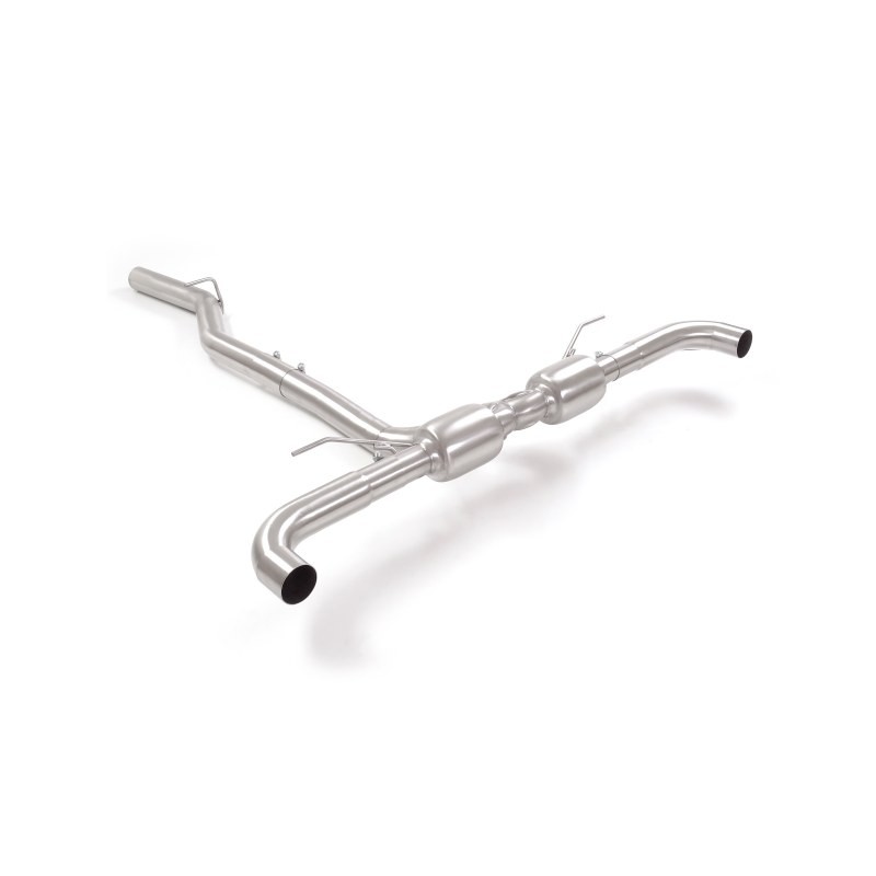 Silencieux arrière duplex en inox pour sortie esthétiques originaux
 Ligne avec diamètre majoré 70 mm