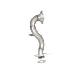 Tube remplacement cat groupe n en inox   