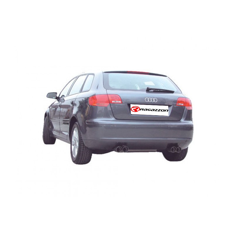 Tube intermédiaire sans silencieux en inox