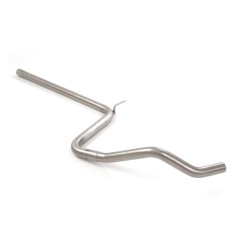 Tube intermédiaire groupe n sans silencieux en inox  