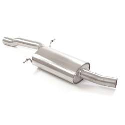 Silencieux intermédiaire en inox  
 Ligne avec diamètre majoré 70 mm