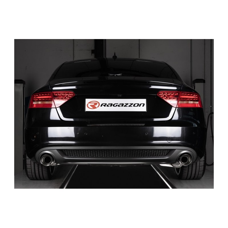 Silencieux intermédiaire en inox  
 Ligne avec diamètre majoré 70 mm