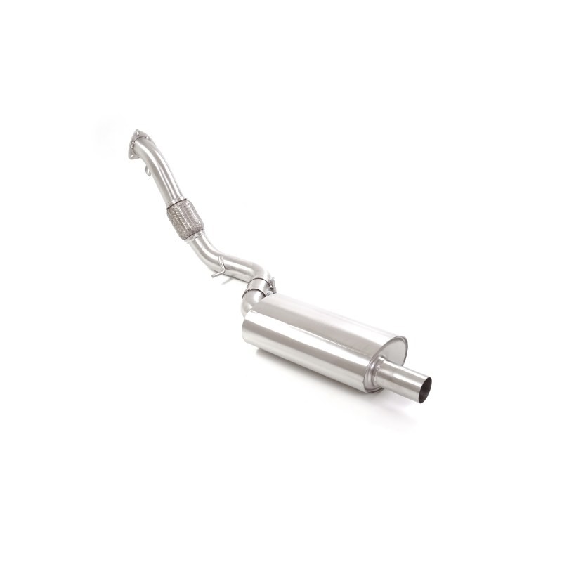 Flexible avec silencieux antérieur en inox 
 Ligne avec diamètre majoré 70 mm