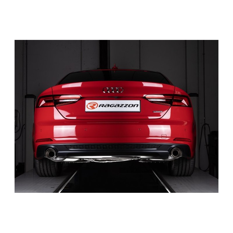 Flexible avec silencieux antérieur en inox 
 Ligne avec diamètre majoré 70 mm