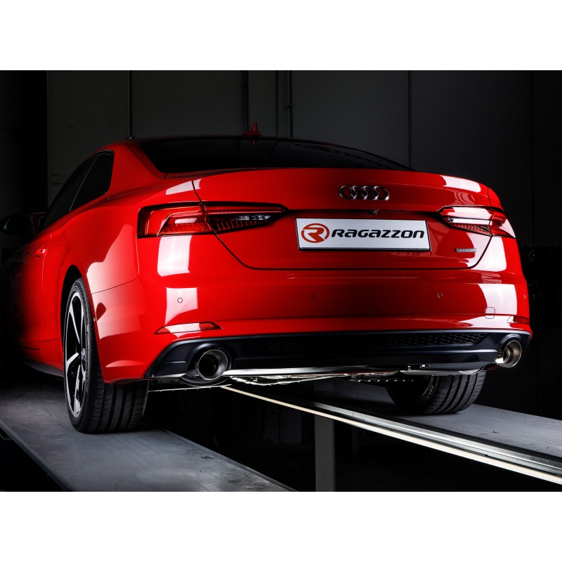 Silencieux intermédiaire en inox  
 Ligne avec diamètre majoré 70 mm