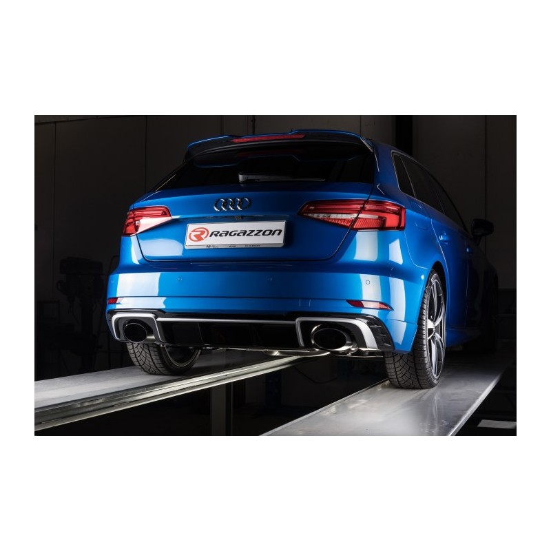 Downpipe + Catalyseur métallique 300cpsi  
 
 Reprogrammation des modules électroniques nécessaire 