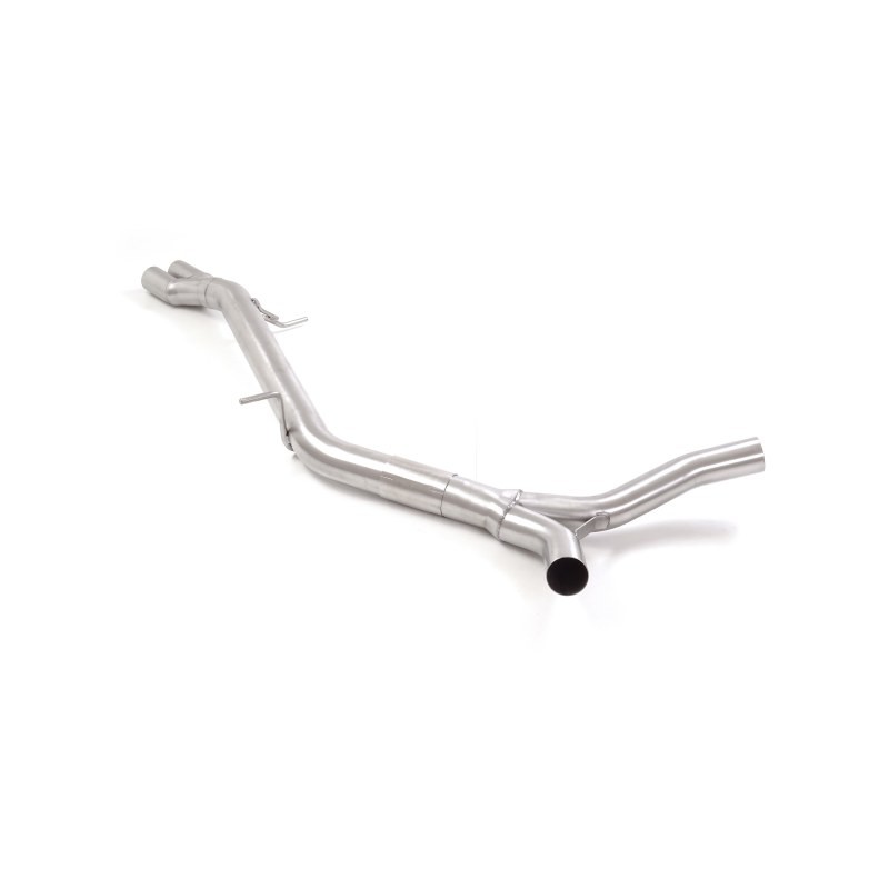 Tube intermédiaire groupe n sans silencieux en inox  
 
 Homologation valide pour les silencieux arrières. 