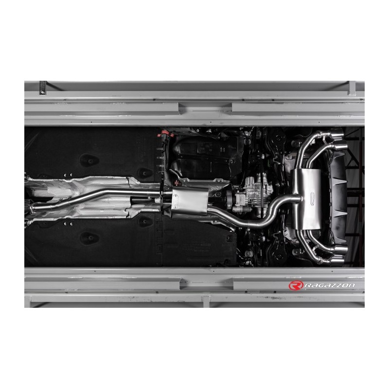 Tube intermédiaire groupe n sans silencieux en inox  
 Ligne avec diamètre majoré 76 mm